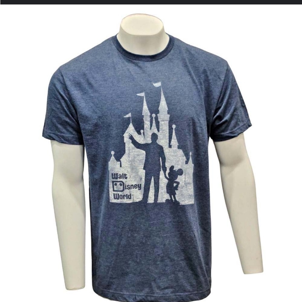 Walt And Mickey Partners Castle Silhouette Tee